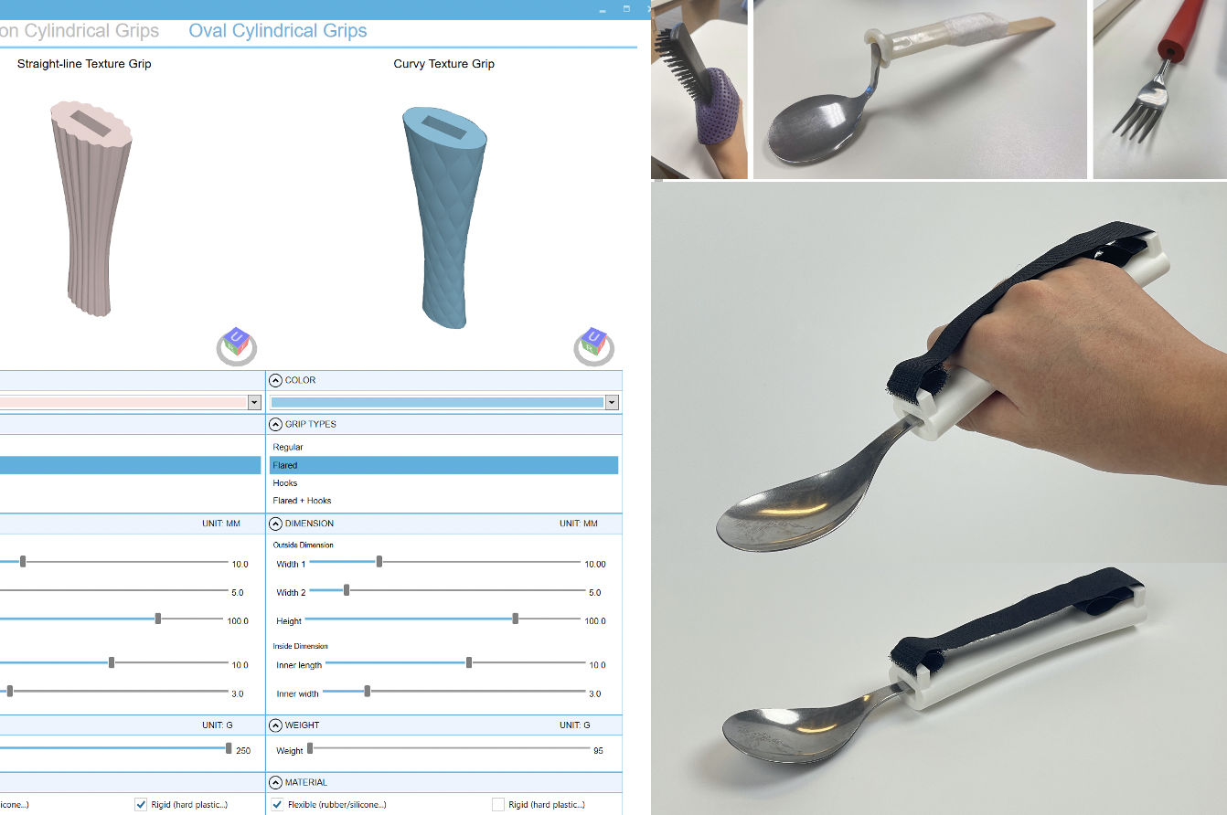 A Parametric Design Tool for Assistive Technology Design